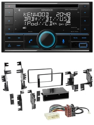 Kenwood CD 2DIN DAB USB MP3 Bluetooth Autoradio für Nissan Cube ab 09 Frontier a - Bild 1 von 4