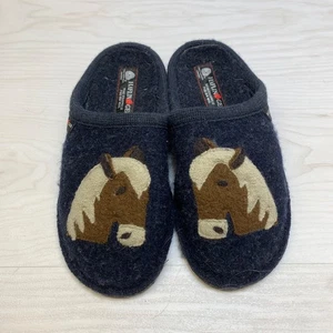 Zapatillas de lana Haflinger Poni Pony Horse para mujer talla 39/8 - Imagen 1 de 9