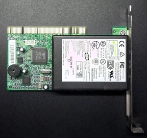 56K PCI Modem Agere Systems 1-90000-A6 Double Ports HP COMPAQ - Afbeelding 1 van 6