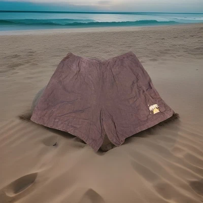 Pantalones Cortos de Playa Roaman's Algodón Mujer Talla Grande 3X Atardecer Palmera Bordado  Foto 1 de 4