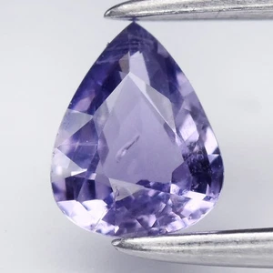 💎 0.36ct 5.2x4mm Pear Natural Purple Sapphire - Unheated, Madagascar Gemstone - Picture 1 of 4