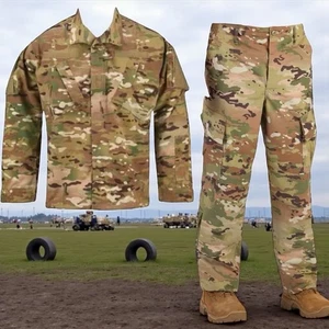 Propper Military ACU Coat And Trouser Set 3XLL 50/50 Nylon/Ripstop OCP Sealed - Picture 1 of 10