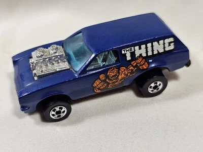 Hot Wheels 1975 The Thing Blue Poison Pinto Blackwall Vintage Van Marvel Heroes - Image 1 of 4