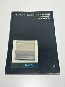 Texas Instruments Compact Computer TI CC40 Finance Cartridge and Manual - Afbeelding 1 van 3