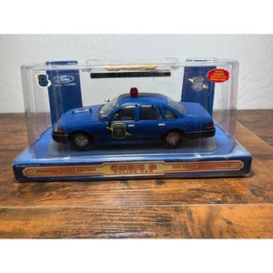 Code 3 Michigan State Model Police Car Die Cast Model 1:24- Patch- New in Box - Picture 1 of 6