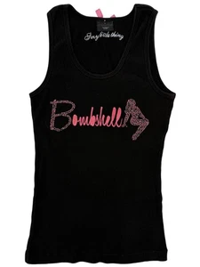RARE Vintage Y2K Victoria’s Secret Bombshell Glitter Rhinestone Tank Top - Picture 1 of 9