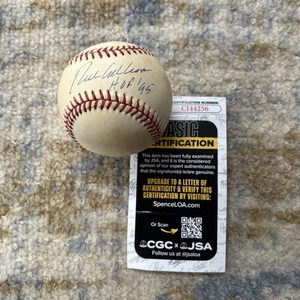 Richie Ashburn HOFer ‘95 Signed NL Baseball JSA Authenticated Rare Toned - Picture 1 of 6