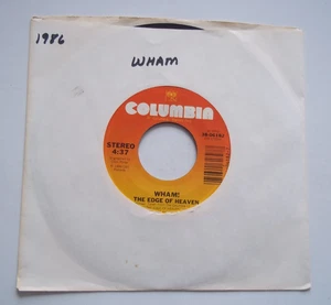 WHAM! - The Edge Of Heaven / Blue (Live In China) - 45 RPM 7" Record 1986 - Bild 1 von 6