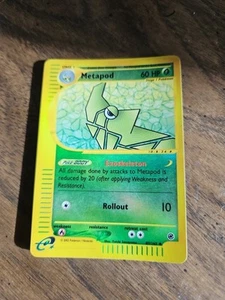 Pokemon E-Card Metapod 087/165 Expedition Base Set Reverse Holo - Picture 1 of 4