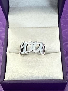 ❤️ Anillo de amor de plata esterlina James Avery retirado talla 5,5 - Imagen 1 de 8