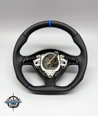 Volante VW Golf Mk4 GTI R32 FONDO PLANO CUERO COMPLETAMENTE REMODELADO Foto 1 de 4