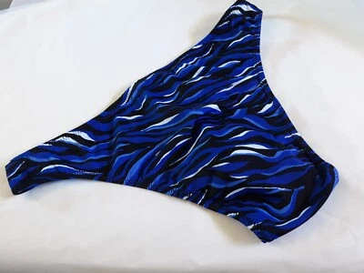 Roupa íntima masculina feita à mão nova tanga azul Rio ou completa tamanho pequeno ou GG maiô EUA - Imagem 1 de 3
