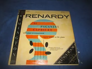 PAGANINI: 12 CAPRICES OSSY RENARDY / EUGENE HELMER REMINGTON R-199-152 LP - Picture 1 of 4