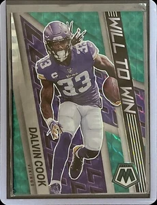 Dalvin Cook - 2022 Panini Mosaic Football - Green Mosaic Prizm - Will to Win #15 - Bild 1 von 1