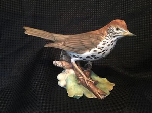 Tay Italy Ceramic Wood Thrush ‘Trush’ 5.5" Tall Giuseppe Tagliariol - Picture 1 of 24