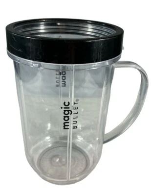 Magic Bullet Replacement Parts Tall Blender Cup with Black Rim Drinks Smoothies - Image 1 of 4