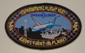 PATCH: 787 - Experimental Flight Test - ZA001 First In Flight - Boeing - Seattle - Foto 1 di 2