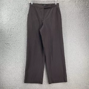Norton Mcnaughton Nadelstreifen Anzughose Hose Damen 8P Petite weites Bein - Bild 1 von 10