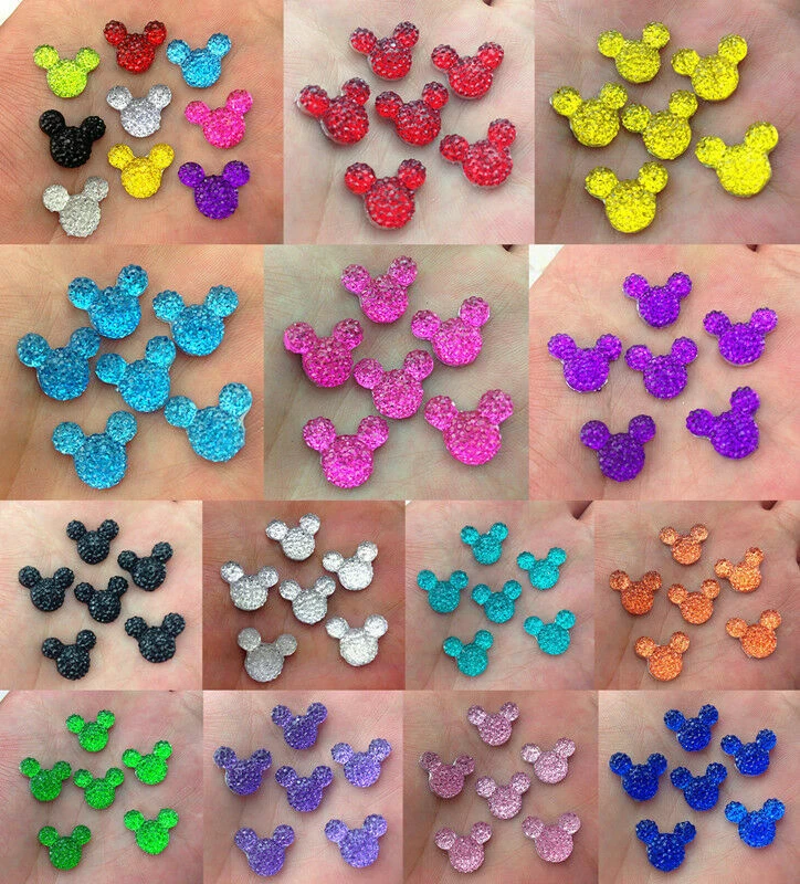 Hágalo usted mismo 400 piezas Lindo Mickey's Hágalo usted mismo Botones de resina con respaldo plano Álbumes de recortes, artesanías Foto 1 de 1