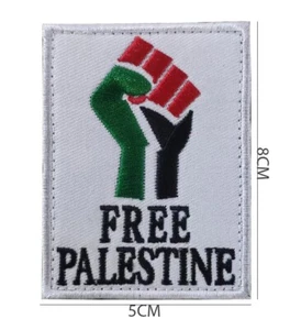 Free Palestine Palestine Country Flag Tactical Hook&Look Patch Badge Peace - Picture 1 of 1