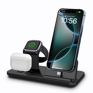 Ładowarka 3w1 Stacja dokująca do Apple Watch iPhone 16 15 14 13 12 11 XS 8 7 - Zdjęcie 1 z 26