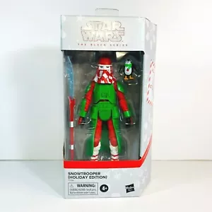 STAR WARS THE BLACK SERIES SNOWTROOPER HOLIDAY EDITION and PORG - Picture 1 of 8