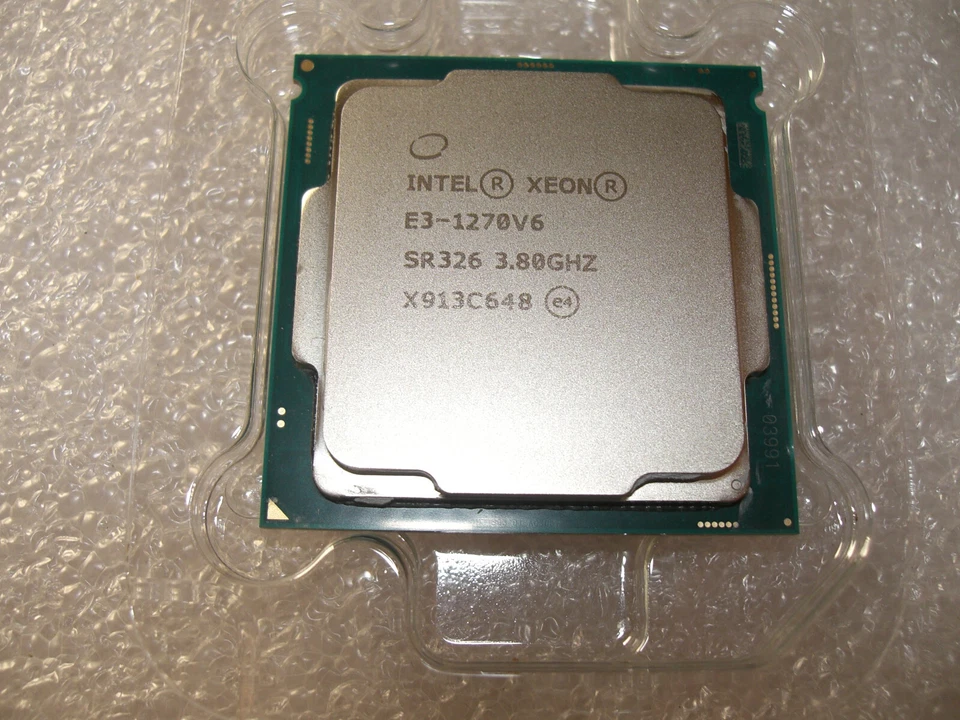 Intel Xeon E3-1270 v6 (4x 3,80 Ghz) SR326, Sockel 1151, 1MB/8MB, 72W TDP - Bild 1 von 1