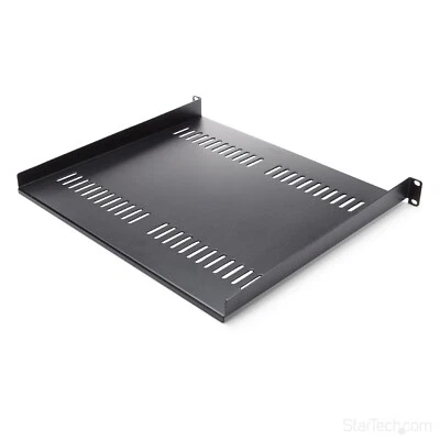 StarTech 1U 19" Vented Server Rack Cabinet Cantilever Shelf - 16" Deep - image 1 of 2