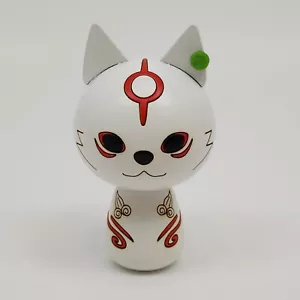 Muñeca Okami Amaterasu Usaburo Kokeshi RARA - Capcom Oficial Hecha a Mano en Japón - Imagen 1 de 12