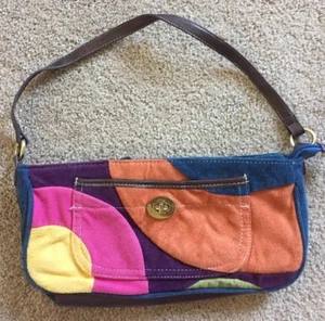 Nine West Colorful Mini Handbag, Shoulder Strap Only, Zipper Closure - Picture 1 of 6