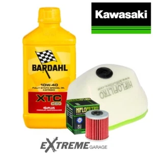 Kit Tagliando Olio Motore Bardahl Filtro Aria Olio Kawasaki KX 250 F KXF 2017-20 - Imagen 1 de 4
