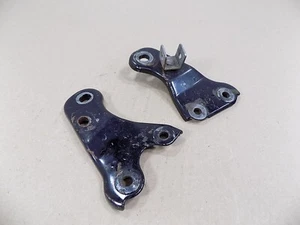 1975 75 Yamaha RD125 RD 125/ OEM Nice PASSENGER FOOT PEG BRACKETS - Picture 1 of 4