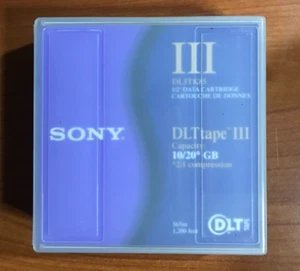 7x Cartuccia Dati Sony DLT Tape III 10 GB / 20 GB - Imagen 1 de 2