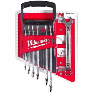 Milwaukee MAX BITE 7pc Metric Combo Wrench Set w/ Tray - 48-22-9507 - Picture 1 of 6