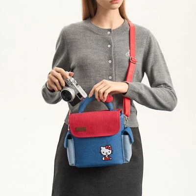 Bolsa de transporte para cámara Hello Kitty Bolso de hombro Almacenamiento Estuche de viaje Bolso para niñas Foto 1 de 4