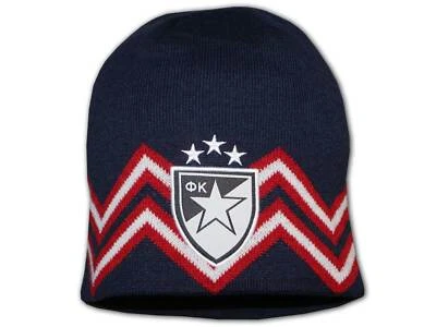 MACRON Roter Stern Belgrad Wintermütze navy Red Star Custom Beanie RSB Fan Mütze OSFA