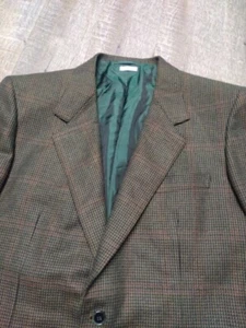 NWT Brioni Galtrucco Mens Cashmere/Silk Sport Coat Blazer Multi colored 42L US - Picture 1 of 17