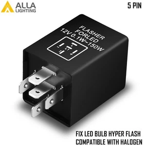 Relé flash electrónico de advertencia de peligro de iluminación Alla EP27 para señal de giro LED - Imagen 1 de 6