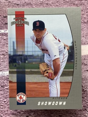 Donruss Team Heroes Silver Showdown 2005/50 Matt Clement #352 Boston Red Sox Foto 1 de 2