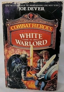 Combat Heroes: White Warlord by Joe Dever 1st Edition Thus 1988 No Writing  - Bild 1 von 13