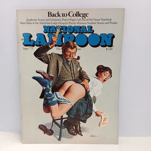 National Lampoon Magazine September 1975 Back To College - Picture 1 of 7