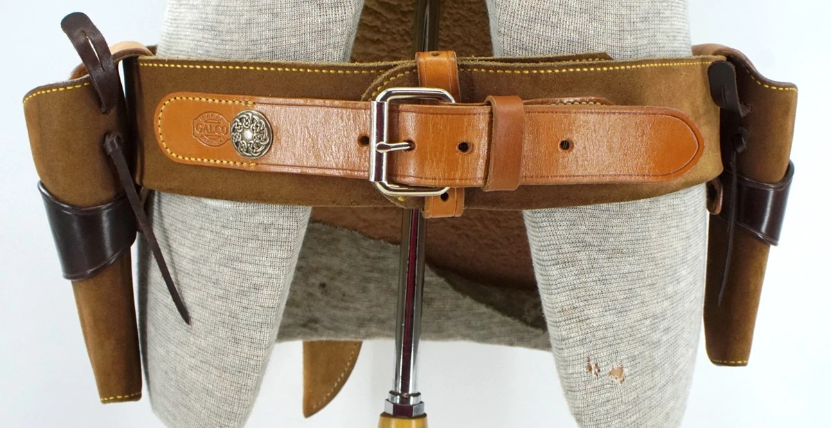 Galco Big Iron Belt Holster - Tan Steerhide Right Hand For Revolvers