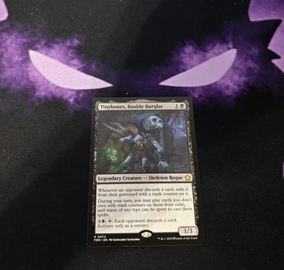 MTG EDH Tinybones,Bauble Burglar Mono Black Deck 100 Cards - Image 1 of 4