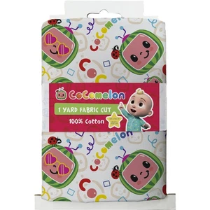 CoComelon 44" x 1 iarda Cotone Confetti Tessuto Pretagliato, Multicolore - Foto 1 di 1