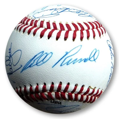 1997 Dodgers Team Signed Autographed Baseball Piazza Nomo 19 Autos JSA YY95258 - Image 1 of 4