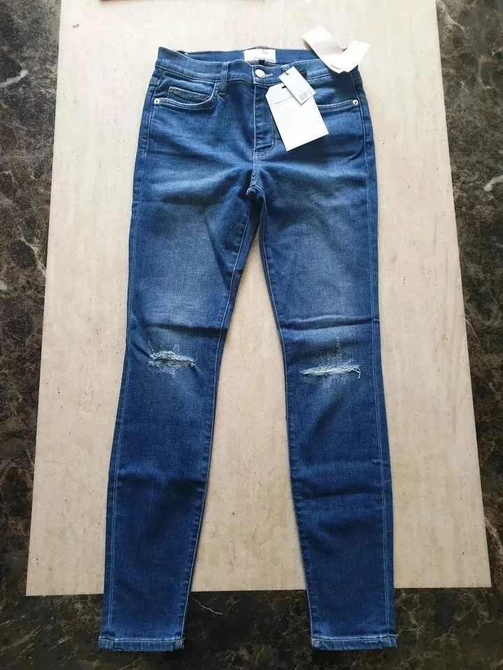 new women Current Elliott Skinny Jeans High Waist size 27 W28'' RRP £238  b1 - Image 1 of 4