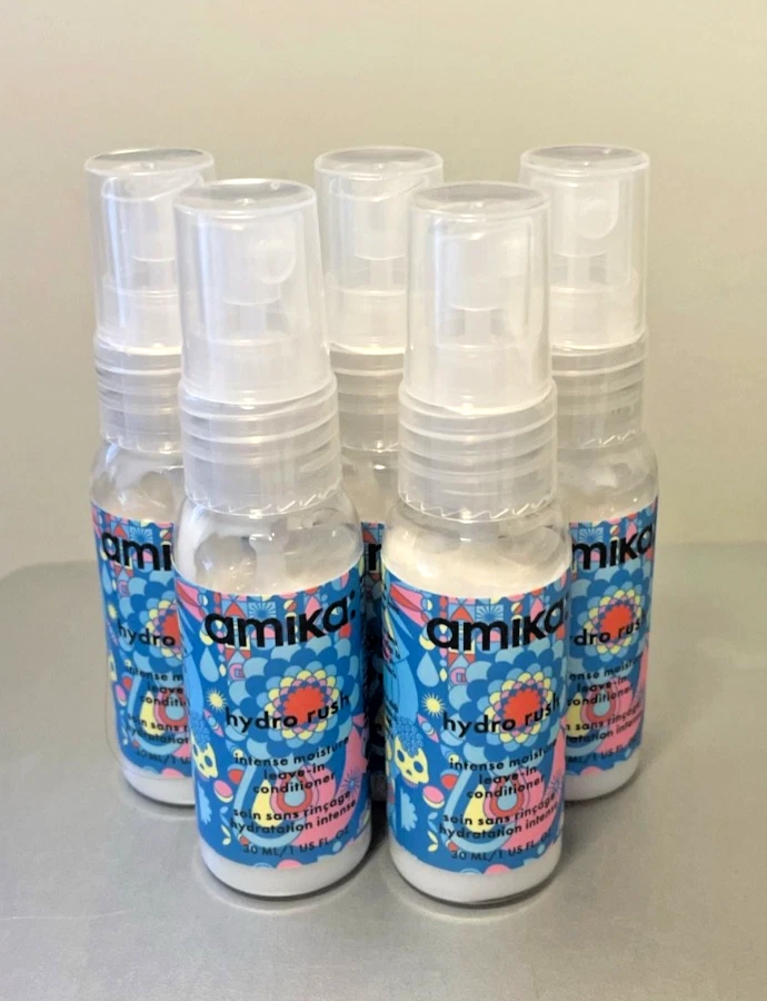 Acondicionador sin enjuague hidratante intensa AMIKA Hydro Rush ~ juego de 5 x 30 ml ~ sin caja Foto 1 de 2