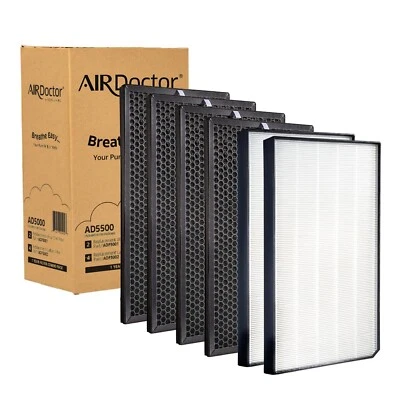 AIRDOCTOR AD5000 / AD5500 FIT BOTH MODELS Genuine Filter Replacements - One Y... - Image 1 of 4