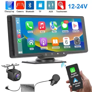 10.26" Portable Apple Car Play & Android Auto Touch Screen 2.5K Car Stereo Radio - Picture 1 of 18