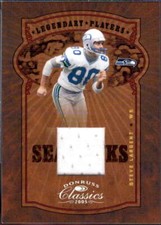 Steve Largent Card 2005 Donruss Classics Legendary Players Jerseys #25 